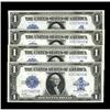 Image 1 : Fr. 238 $1 1923 Silver Certificates Cut Sheet of Four Fr. 238 $1 1923 Silver Certificates Cut Sheet 