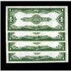 Image 2 : Fr. 238 $1 1923 Silver Certificates Cut Sheet of Four Fr. 238 $1 1923 Silver Certificates Cut Sheet 