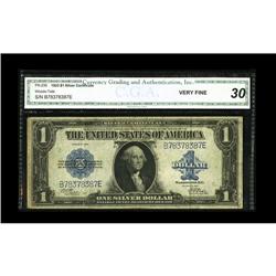 Fr. 239 $1 1923 Silver Certificate CGA Very Fine 30. A Fr. 239 $1 1923 Silver Certificate CGA Very F
