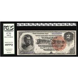 Fr. 242 $2 1886 Silver Certificate PCGS Superb Gem New Fr. 242 $2 1886 Silver Certificate PCGS Super