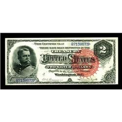 Fr. 242 $2 1886 Silver Certificate Choice About New. A Fr. 242 $2 1886 Silver Certificate Choice Abo