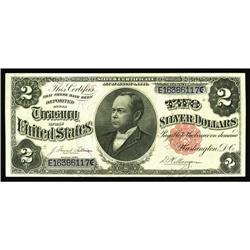 Fr. 246 $2 1891 Silver Certificate Choice About New. th Fr. 246 $2 1891 Silver Certificate Choice Ab