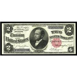 Fr. 246 $2 1891 Silver Certificate Choice About New. Fr. 246 $2 1891 Silver Certificate Choice About