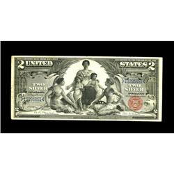 Fr. 248 $2 1896 Silver Certificate Fine-Very Fine. Fr. 248 $2 1896 Silver Certificate Fine-Very Fine