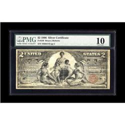 Fr. 248 $2 1896 Silver Certificate PMG Very Good 10. Th Fr. 248 $2 1896 Silver Certificate PMG Very 