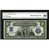 Image 1 : Fr. 251 $2 1899 Silver Certificate CGA Gem Uncirculated Fr. 251 $2 1899 Silver Certificate CGA Gem U