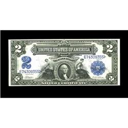 Fr. 253 $2 1899 Silver Certificate Extremely Fine-About Fr. 253 $2 1899 Silver Certificate Extremely