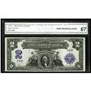 Image 1 : Fr. 254 $2 1899 Silver Certificate CGA Gem 67 Fr. 254 $2 1899 Silver Certificate CGA Gem Uncirculate