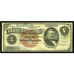 Fr. 261 $5 1886 Silver Certificate Very Good-Fine. Fr. 261 $5 1886 Silver Certificate Very Good-Fine