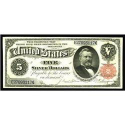 Fr. 267 $5 1891 Silver Certificate Very Fine. Creamy su Fr. 267 $5 1891 Silver Certificate Very Fine