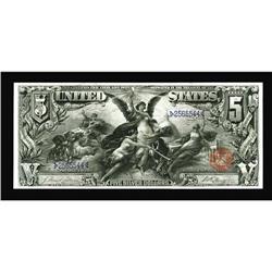Fr. 268 $5 1896 Silver Certificate Choice About New. Fr. 268 $5 1896 Silver Certificate Choice About