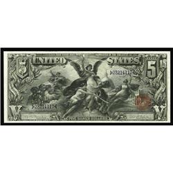 Fr. 269 $5 1896 Silver Certificate Extremely Fine. Fr. 269 $5 1896 Silver Certificate Extremely Fine