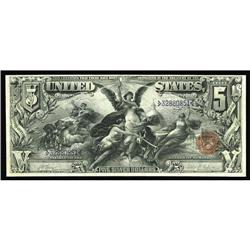 Fr. 270 $5 1896 Silver Certificate Very Fine. Here is a Fr. 270 $5 1896 Silver Certificate Very Fine