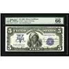 Fr. 275 $5 1899 Silver PMG Gem Uncirculated 66 Fr. 275 $5 1899 Silver Certificate PMG Gem Uncirculat
