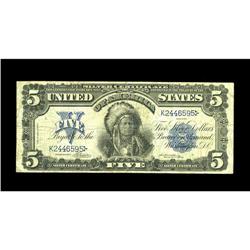 Fr. 275 $5 1899 Silver Certificate Fine. Fr. 275 $5 1899 Silver Certificate Fine.