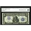 Fr. 276 $5 1899 Silver CGA Gem Uncirculated 66 Fr. 276 $5 1899 Silver Certificate CGA Gem Uncirculat