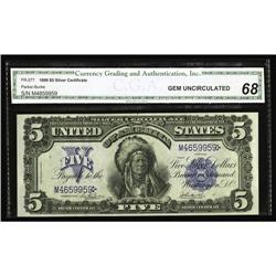 Fr. 277 $5 1899 Silver CGA Gem Uncirculated 68 Fr. 277 $5 1899 Silver Certificate CGA Gem Uncirculat