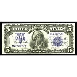 Fr. 277 $5 1899 Silver Certificate Extremely Fine. A ve Fr. 277 $5 1899 Silver Certificate Extremely