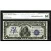 Image 3 : Fr. 279 $5 1899 Silver Cut Sheet of Four CGA Gem 65-6 Fr. 279 $5 1899 Silver Certificate Cut Sheet o