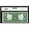 Image 4 : Fr. 279 $5 1899 Silver Cut Sheet of Four CGA Gem 65-6 Fr. 279 $5 1899 Silver Certificate Cut Sheet o