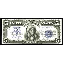Fr. 280 $5 1899 Mule Silver Certificate Extremely Fine. Fr. 280 $5 1899 Mule Silver Certificate Extr