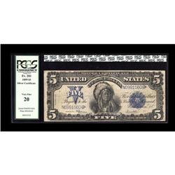 Fr. 281 $5 1899 Silver Certificate PCGS Very Fine 20. Fr. 281 $5 1899 Silver Certificate PCGS Very F