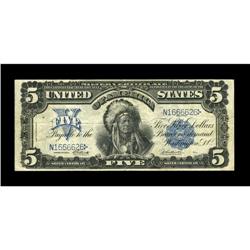 Fr. 281 $5 1899 Silver Certificate Very Fine. Fr. 281 $5 1899 Silver Certificate Very Fine.