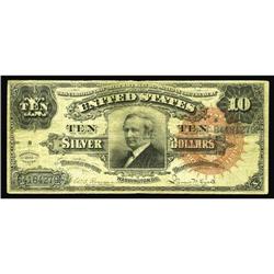 Fr. 293 $10 1886 Silver Certificate Fine. Fr. 293 $10 1886 Silver Certificate Very Good-Fine.