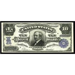 Fr. 302 $10 1908 Silver Certificate Choice Very Fine. T Fr. 302 $10 1908 Silver Certificate Choice V