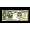 Image 1 : Fr. 350 $1 1891 Treasury Note Fine-Very Fine. Sound edg Fr. 350 $1 1891 Treasury Note Fine-Very Fine