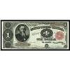 Image 1 : Fr. 352 $1 1891 Treasury Note Choice About New. Great, Fr. 352 $1 1891 Treasury Note Choice About Ne