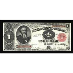 Fr. 352 $1 1891 Treasury Note About Uncirculated. This Fr. 352 $1 1891 Treasury Note About New.