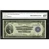 Image 1 : Fr. 745 $1 1918 Federal Reserve Bank Note CGA Gem Uncir Fr. 745 $1 1918 Federal Reserve Bank Note CG