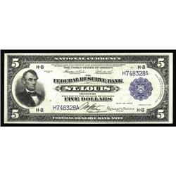 Fr. 796 $5 1918 Federal Reserve Bank Note Extremely Fin Fr. 796 $5 1918 Federal Reserve Bank Note Ex