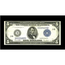 Fr. 851c $5 1914 Federal Reserve Note Very Fine. Lookin Fr. 851c $5 1914 Federal Reserve Note Very F