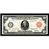 Image 1 : Fr. 898a $10 1914 Red Seal Federal Reserve Note Fine. Fr. 898a $10 1914 Red Seal Federal Reserve Not