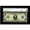 Image 1 : Fr. 911b $10 1914 Federal Reserve Note CGA Very Fine 25 Fr. 911b $10 1914 Federal Reserve Note CGA V