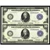 Image 1 : Fr. 920/Fr. 921 $10 1914 Federal Reserve Notes Changeov Fr. 920/Fr. 921 $10 1914 Federal Reserve Not
