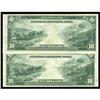 Image 2 : Fr. 920/Fr. 921 $10 1914 Federal Reserve Notes Changeov Fr. 920/Fr. 921 $10 1914 Federal Reserve Not