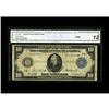 Image 1 : Fr. 931a $10 1914 Star Federal Reserve Note CGA Fine 12 Fr. 931a* $10 1914 Federal Reserve Note Star