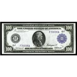 Fr. 1104 $100 1914 Federal Reserve Note Gem New. Broadl Fr. 1104 $100 1914 Federal Reserve Note Gem 