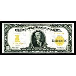 Fr. 1171 $10 1907 Gold Certificate Choice About New. Th Fr. 1171 $10 1907 Gold Certificate Choice Ab