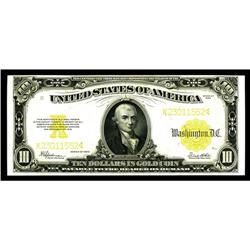Fr. 1173 $10 1922 Gold Certificate Choice New. This att Fr. 1173 $10 1922 Gold Certificate Choice Ne