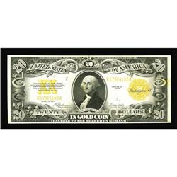 Fr. 1187 $20 1922 Gold Certificate Fr. 1187 $20 1922 Gold Certificate Very Fine-Extremely Fine.