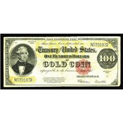 Fr. 1215 $100 1922 Gold Certificate Very Fine. For your Fr. 1215 $100 1922 Gold Certificate Very Fin