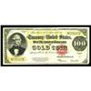 Image 1 : Fr. 1215 $100 1922 Gold Certificate Very Fine. For your Fr. 1215 $100 1922 Gold Certificate Very Fin