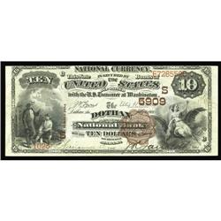 Dothan, AL - $10 1882 Brown Back Fr. 490 The Dothan NB Dothan, AL