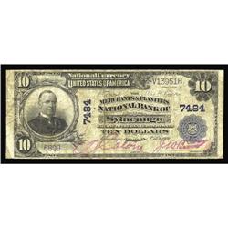 Sylacauga, AL - $10 1902 Plain Back Fr. 624 The Merchan Sylacauga, AL