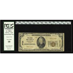 Phoenix, AZ - $20 1929 Ty. 1 First NB of Arizona Ch. # Phoenix, AZ