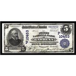 Gardena, CA - $5 1902 Plain Back Fr. 604 The First NB C Gardena, CA